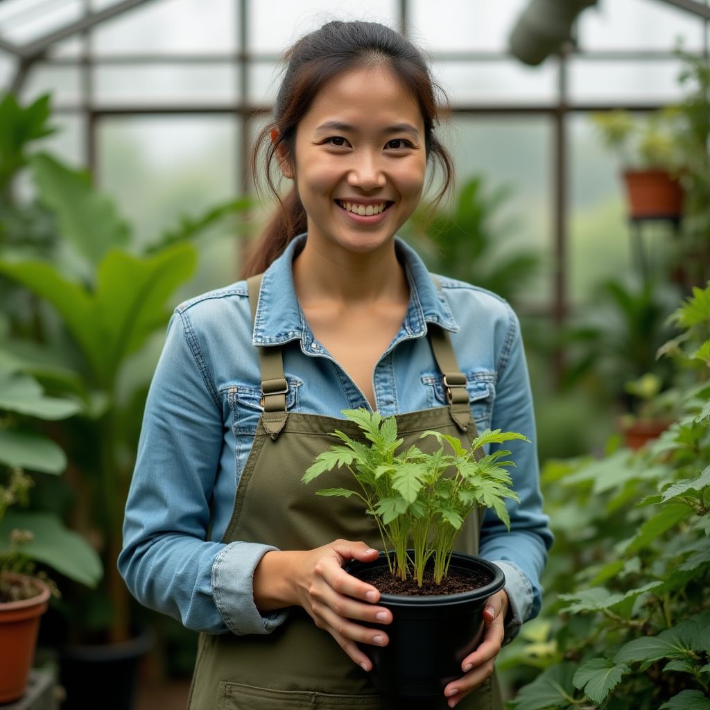 Expert botaniste de Verdura avec des plantes tropicales