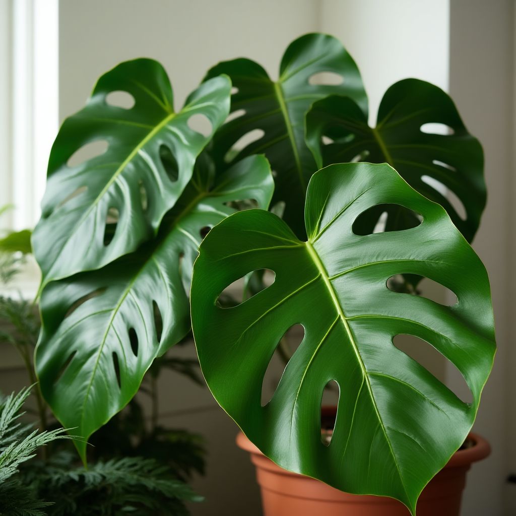 Collection de plantes tropicales Monstera et Philodendron